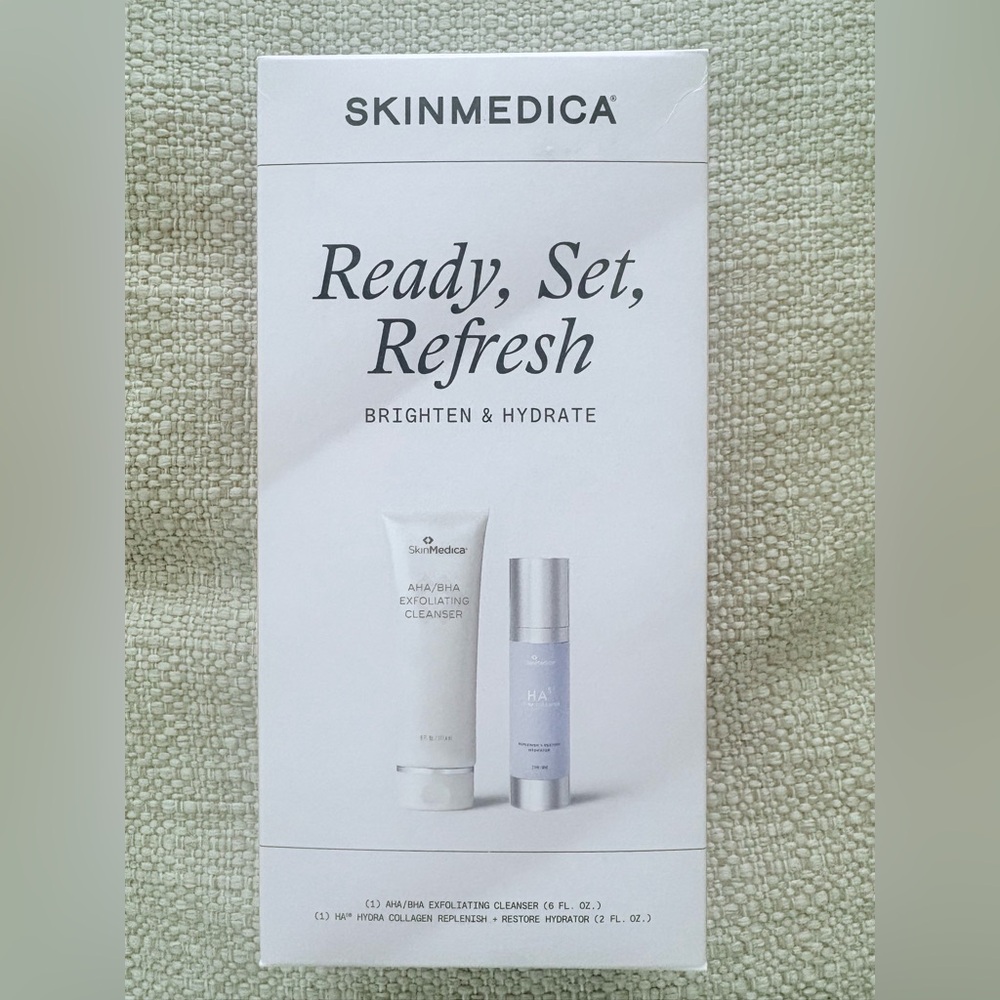 SkinMedica Brighten & Hydrate Duo new in box. Includes super cute cosmetic bag. - Picture 2 of 5